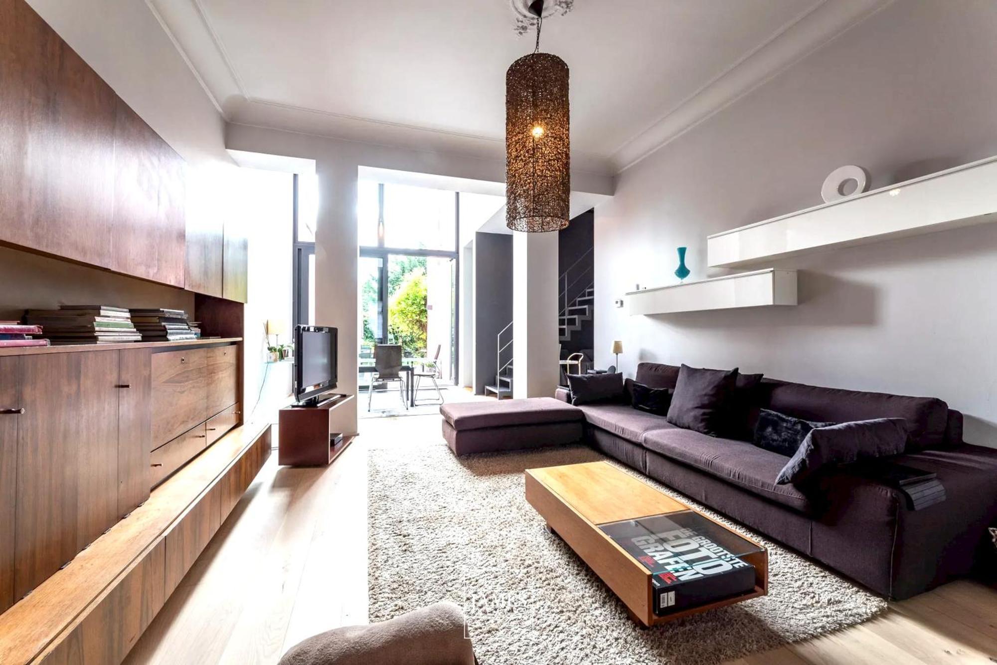 Spacious Apartment In Brussels Large Private Garden Экстерьер фото